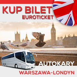 Autobusy Agat do Londynu w systemie Euroticket
